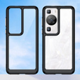 Etui do Huawei P60 / P60 Pro, Fusion Hybrid, przezroczyste / czarne