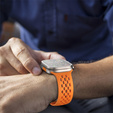 Pasek Silikonowy do Apple Watch 1/2/3/4/5/6/7/8/9/10/11/SE Ultra 1/2/3 42/44/45/46/49mm, Pomarańczowy