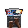 Etui z klawiaturą do iPad Air 13" 2025/2024 (7/6 gen.) / Pro 12.9" 2022/2021/2020 (6/5/4 gen.), Dux Ducis DK Series, czarne