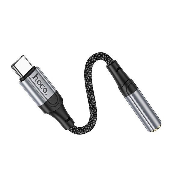 Hoco LS36 Adapter AUX USB-C do Jack 3,5 mm - czarny