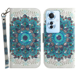 Etui z klapką do Oppo Reno 11F 5G, Wallet, Mandala Flower