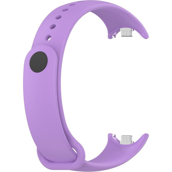 Pasek Silikonowy do Xiaomi Smart Band 10 / 9 / 8, Fioletowy