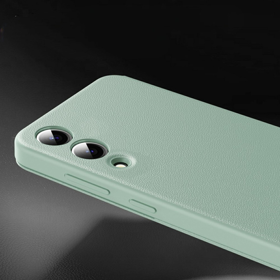 Etui do Samsung Galaxy S25 Edge – Smart View z kieszenią na kartę, zielone