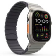 Pasek Magnetyczny do Apple Watch 1/2/3/4/5/6/7/8/9/10/11/SE Ultra 1/2/3 42/44/45/46/49mm, Szary