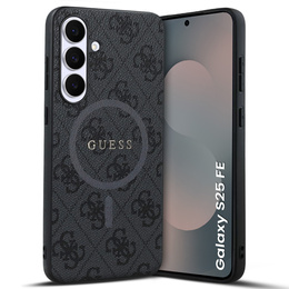 Etui GUESS do Samsung Galaxy S25 FE, 4G Ring Classic Logo, czarne