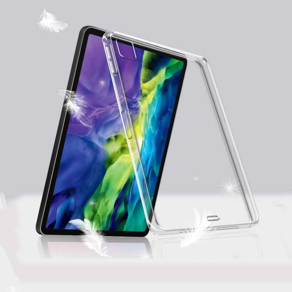 Etui do iPad Pro 12.9" 2022/2021/2020/2018 (6/5/4/3 gen.), Silikonowe, przezroczyste