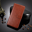 Etui z klapką do Xiaomi Redmi Note 12 Pro+ 5G, Crazy Horse Wallet, brązowe