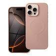 Etui do MagSafe ERBORD Silicone Mag Cover do iPhone 16 Pro Max, różowe + Szkło Hartowane 9H