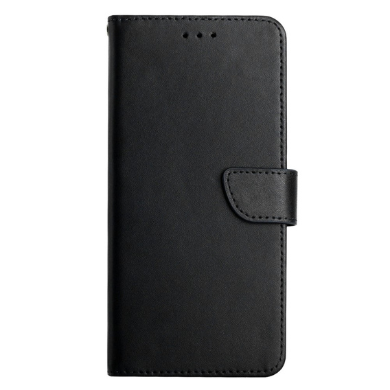 Etui z klapką do OnePlus 12 5G, Nappa Texture Wallet, czarne