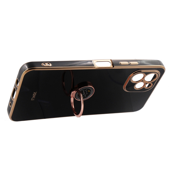 Etui do Huawei Nova Y61, Electro Ring, czarne