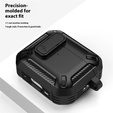 Etui ochronne do AirPods Pro 3, karabińczykiem, czarne