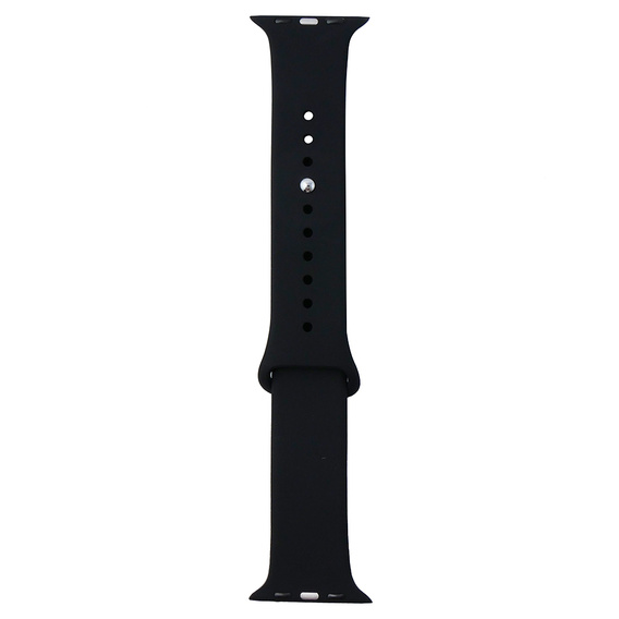 Pasek Silikonowy do Apple Watch 1/2/3/4/5/6/7/8/9/10/11/SE Ultra 1/2/3 42/44/45/46/49mm, Czarny