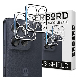 2x Szkło hartowane na aparat ERBORD do Motorola Moto G56 5G, Przezroczyste