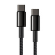 Baseus Tungsten kabel USB-C na USB-C 2 m 100 W - Czarny