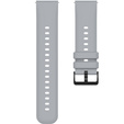 Pasek Silikonowy Uniwersalny 22mm, gładki, Szary