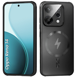 Etui do Oppo Reno 14, do MagSafe, z ochroną aparatu, czarne