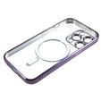 Zestaw Etui do iPhone 14 Pro Max, MagSafe Hybrid, fioletowe + Szkło