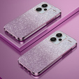 Etui do Xiaomi Redmi Note 13 Pro+, Glitter Astronaut, różowe