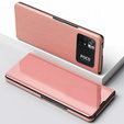 Etui do Xiaomi Poco M4 Pro 4G, Clear View, różowe rose gold