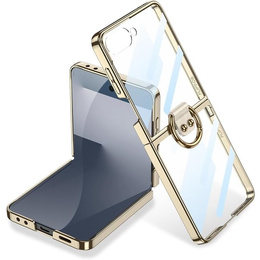 Etui Ring Holder do Samsung Galaxy Z Flip7 5G, złote
