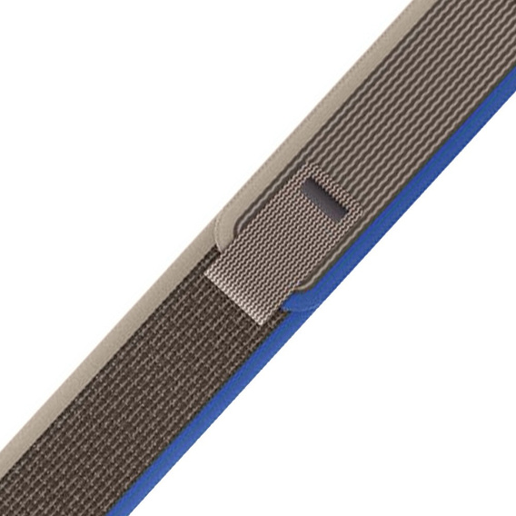 Pasek Nylonowy do Apple Watch 1/2/3/4/5/6/7/8/9/10/11/SE Ultra 1/2/3 42/44/45/46/49mm, Szary / Niebieski