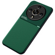 Etui do Honor Magic 6 Lite 5G, z blaszką do uchwytu magnetycznego, zielone