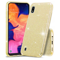 Etui Glitter Case do Samsung Galaxy A10, Gold