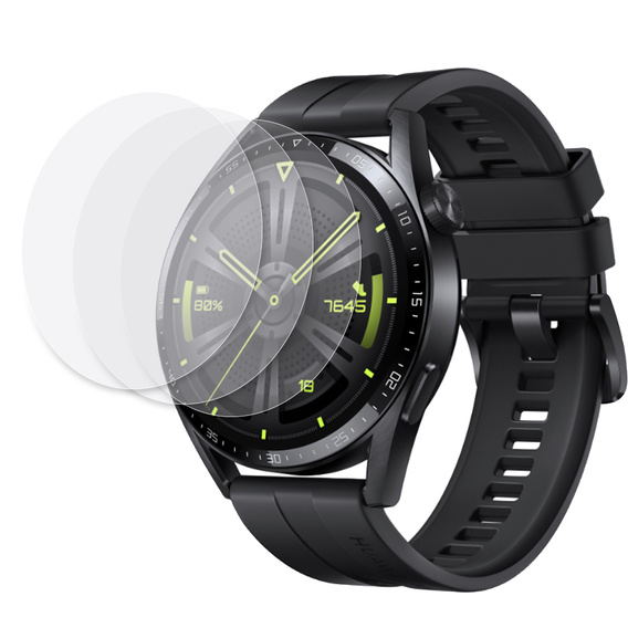 3x Folia Hydrożelowa ERBORD do Huawei Watch GT 3 46mm