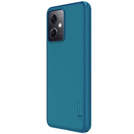 Etui NILLKIN do Xiaomi Redmi Note 12 5G / POCO X5 5G, Obudowa Super Frosted Shield Case, Niebieskie