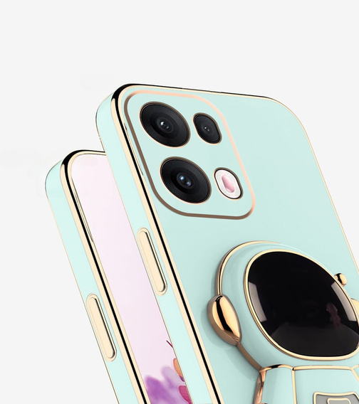 Etui do Oppo Reno 13, Astronaut, zielone