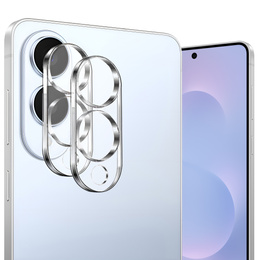 2x Szkło hartowane na aparat ERBORD do Samsung Galaxy S25 Edge, Przezroczyste