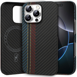 Etui do iPhone 16 Pro, Aramid Fiber MagSafe, czarne