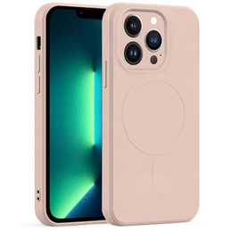 Etui Silicone Mag Cover do iPhone 13 Pro, różowe do MagSafe