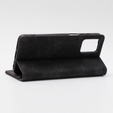 Etui do Motorola Moto G73, ERBORD Vintage portfel z klapką, czarne