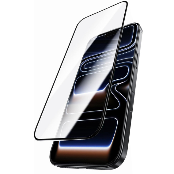 2x Szkło Hartowane do iPhone 17 Pro Max, ERBORD 3D pełne, szybka na cały ekran