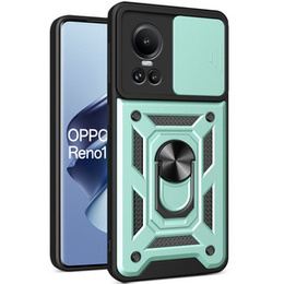 Etui pancerne do Oppo Reno 10 / 10 Pro, CamShield Slide, zielone