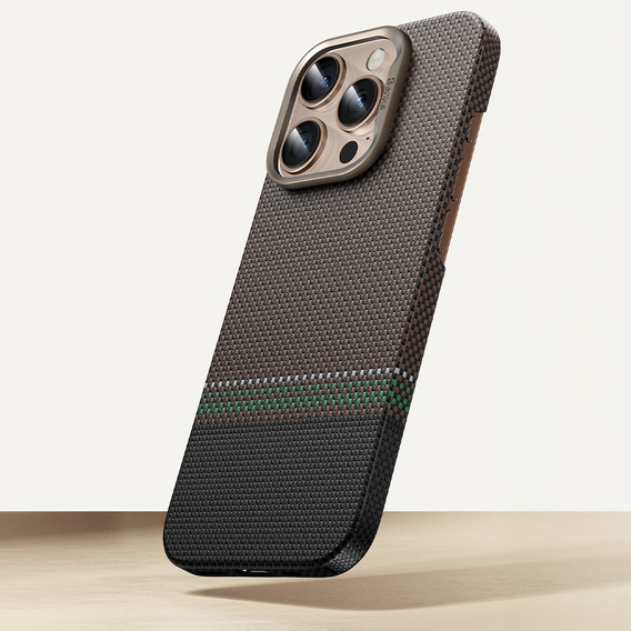 Etui Benks Kevlar do MagSafe Armor Air Prestige 600D G066 do iPhone 16 Pro Max – brązowe