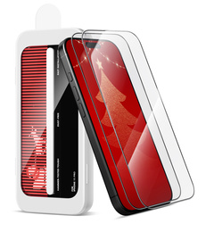 2x SURITCH Szkło Hartowane do iPhone 15 Pro, przezroczyste