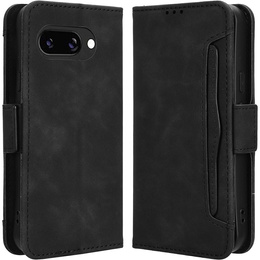 Etui z klapką do Google Pixel 9A, Card Slot, czarne