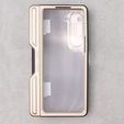 Etui do Samsung Galaxy Z Fold5 5G, Kickstand case, z podstawką i szkłem, złote