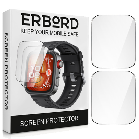 2x Szkło Hartowane ERBORD Huawei Watch Fit 4 Pro, Szybka