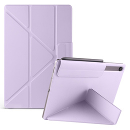 Magnetyczne etui origami do Samsung Galaxy Tab S10 Lite / S10 FE / S9 FE / S9 – fioletowe