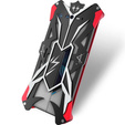 Etui pancerne do Asus ROG Phone 6 5G, Aluminum Alloy, czarne / czerwone