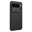 Etui Nillkin CamShield Pro Series do Google Pixel 9/9 Pro – czarne, z przesuwaną osłoną aparatu
