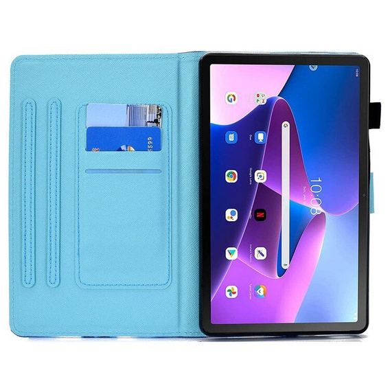 Etui do Lenovo Tab M10 Plus 10.6 Gen 3 TB-125F TB-128F, Smartcase, panda