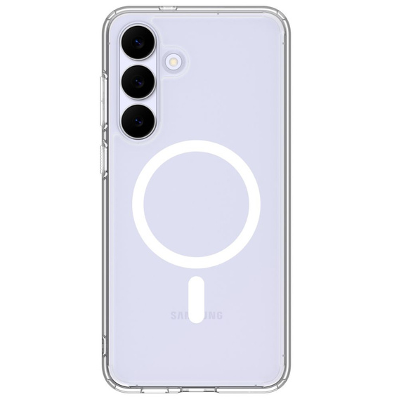 Etui Spigen do Samsung Galaxy S25 FE, Ultra Hybrid Mag MagSafe, Clear / White