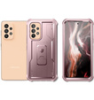 Etui pancerne do Samsung Galaxy A53 5G, Dexnor Full Body, różowe rose gold