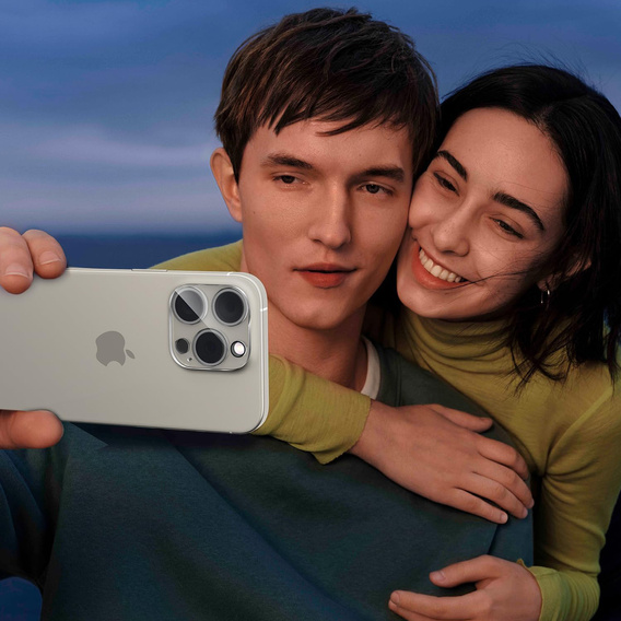 ERBORD Szkło hartowane na obiektywy do iPhone 16 Pro / 16 Pro Max, przezroczyste