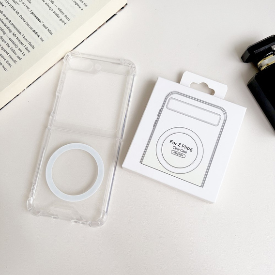 Etui do Samsung Galaxy Z Flip7 FE / Z Flip6, Dropproof MagSafe, przezroczyste