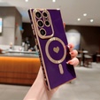 Etui do Samsung Galaxy S23 Ultra, MagSafe Heart, fioletowe